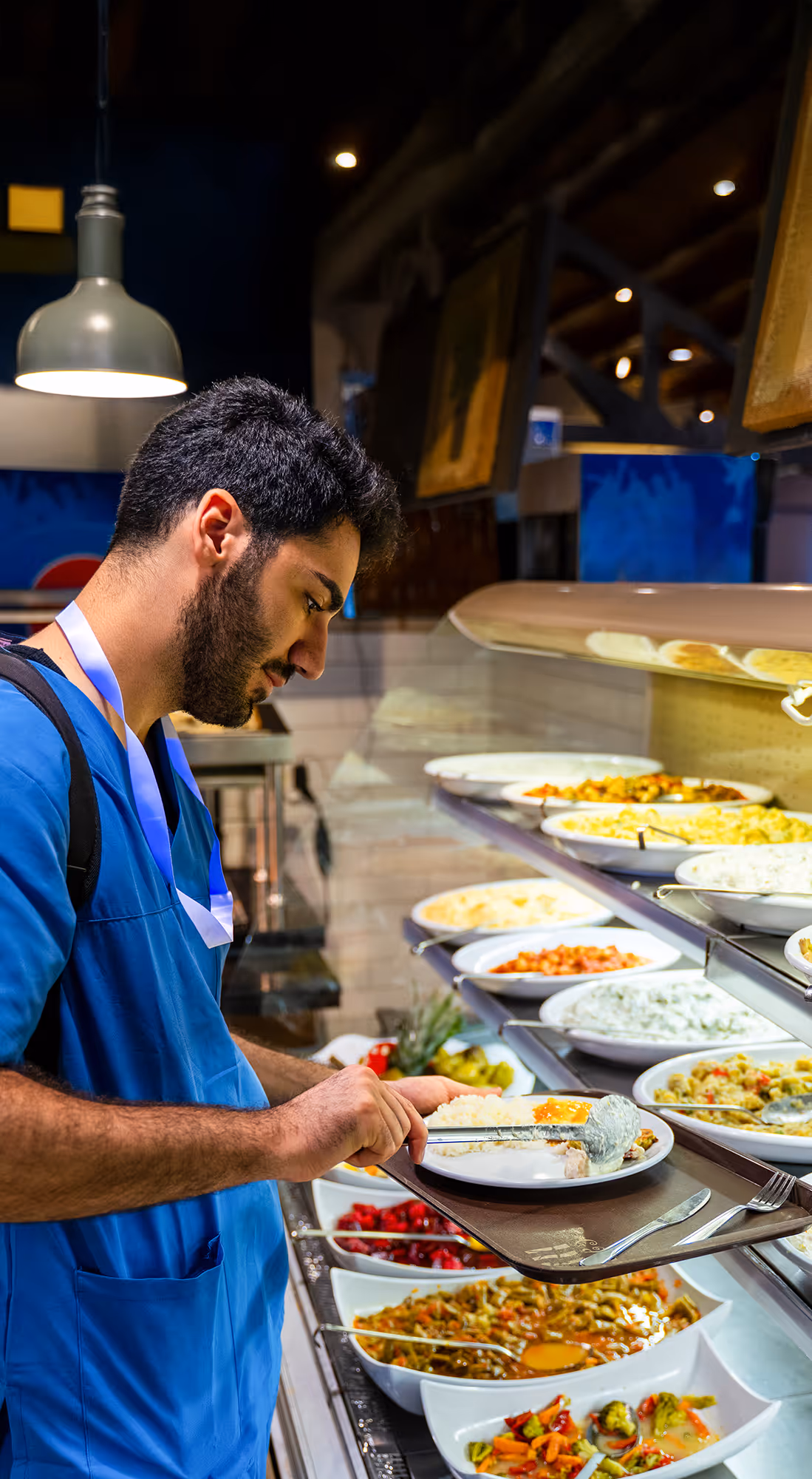 Campus dining service area